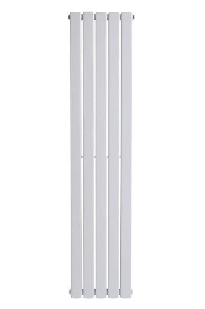 Дизайнерський вертикальний радіатор опалення ARTTIDESIGN Livorno II 5/1200/340/50 білий матовий. LV II.5.120.34.5.W - зображення 4