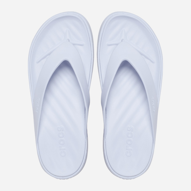 Жіночі в'єтнамки для пляжу Crocs Getaway Flip 209589-5AF 39-40 (M7/W9) 25 см Світло-блакитні (196265614523) - зображення 3
