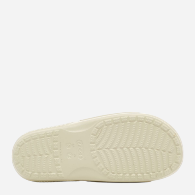 Жіночі шльопанці для пляжу Crocs Classic Slide 206121-2Y2 36-37 (M4/W6) 22 см Бежеві (191448961586) - зображення 8