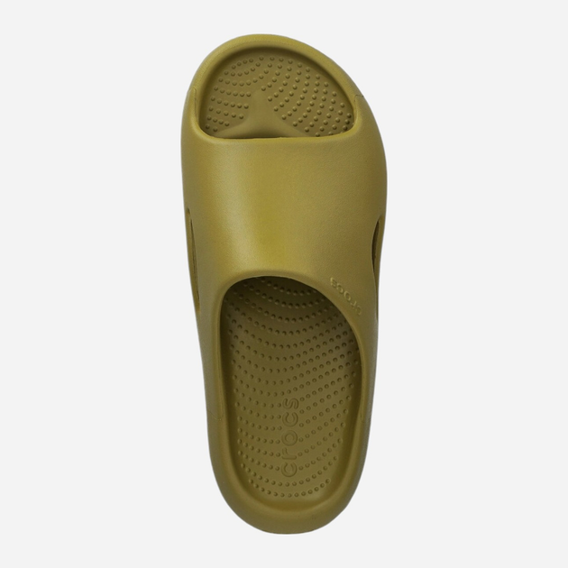 Чоловічі шльопанці для пляжу Crocs Mellow Slide 208392-3UA 42-43 (M9/W11) 27 см Хакі (196265653539) - зображення 4