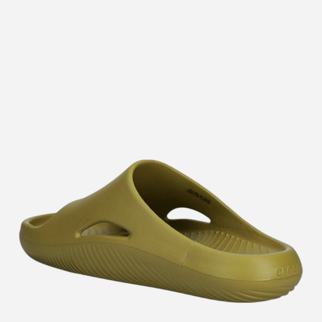 Чоловічі шльопанці для пляжу Crocs Mellow Slide 208392-3UA 43-44 (M10/W12) 28 см Хакі (196265653423) - зображення 3