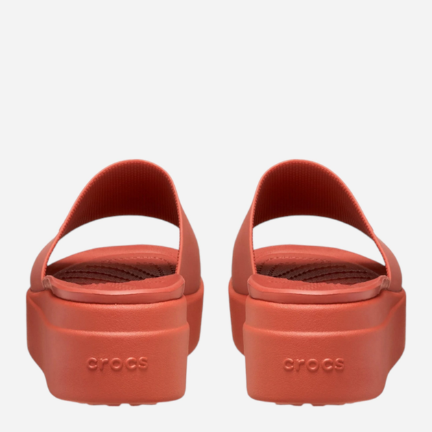 Klapki damskie na platformie Crocs Brooklyn Slide 208728-2DT 41-42 (M8/W10) 26 cm Czerwone - obraz 4