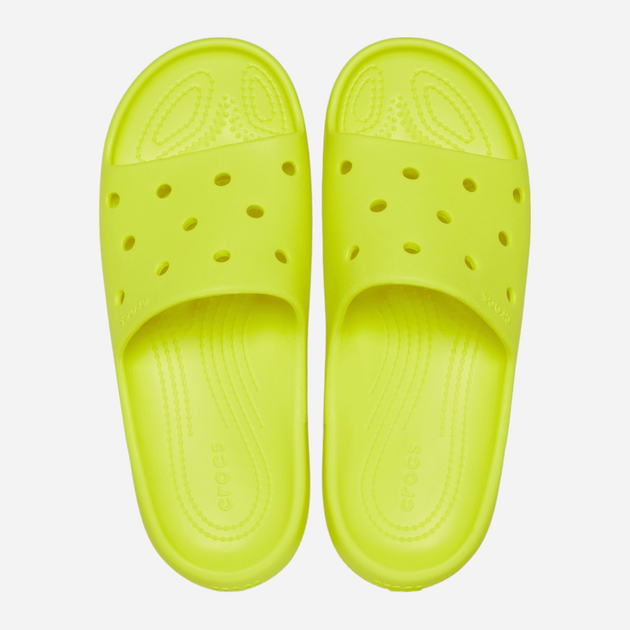 Klapki damskie basenowe Crocs Classic Slide v2 209401-76M 38-39 (M6/W8) 24 cm Żółte - obraz 3