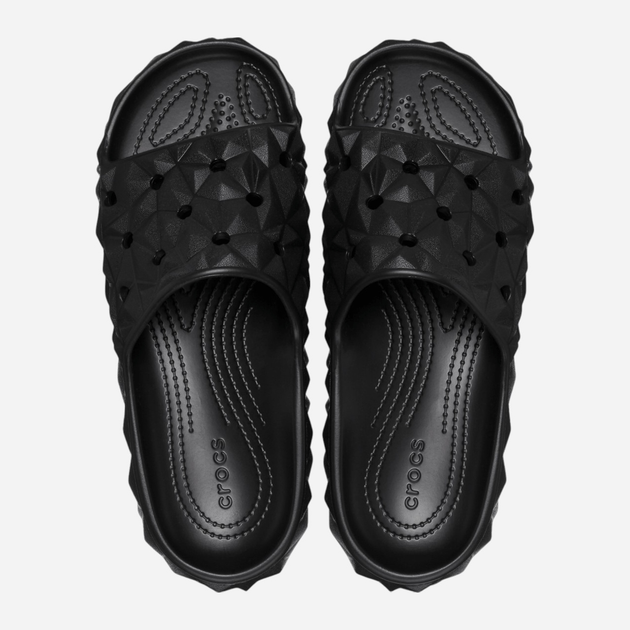 Жіночі шльопанці для пляжу Crocs Classic Geometric V2 209608-001 39-40 (M7/W9) 25 см Чорні (196265554034) - зображення 3