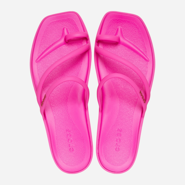 Жіночі шльопанці Crocs Miami Toe Loop 209862-6TW 36-37 (M4/W6) 22 см Рожеві (196265668960) - зображення 3