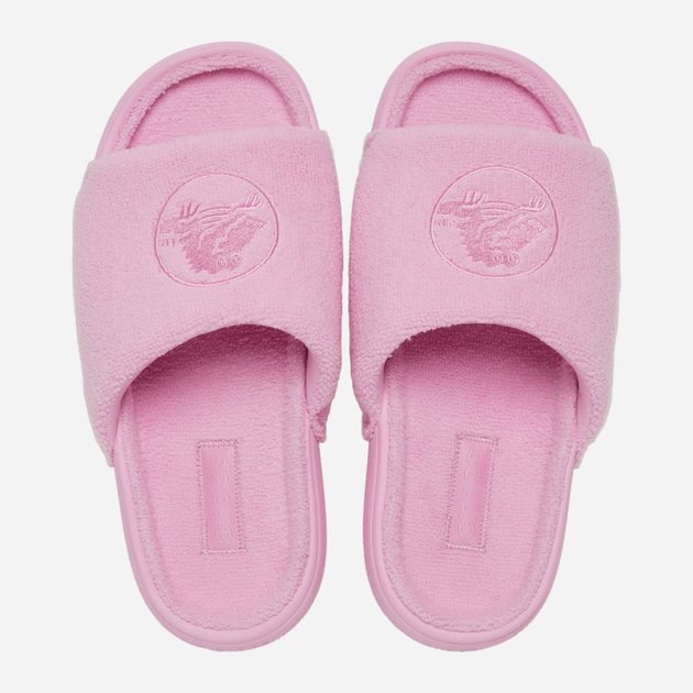 Жіночі шльопанці Crocs Classic Towel Slide 209962-6WY 39-40 (M7/W9) 25 см Світло-рожеві (196265675791) - зображення 3
