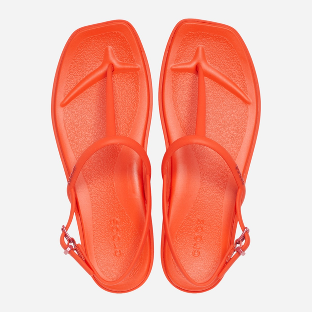 Sandały damskie japonki Crocs Maimi Thong Flip 209793-84J 41-42 (M8/W10) 26 cm Czerwone - obraz 3