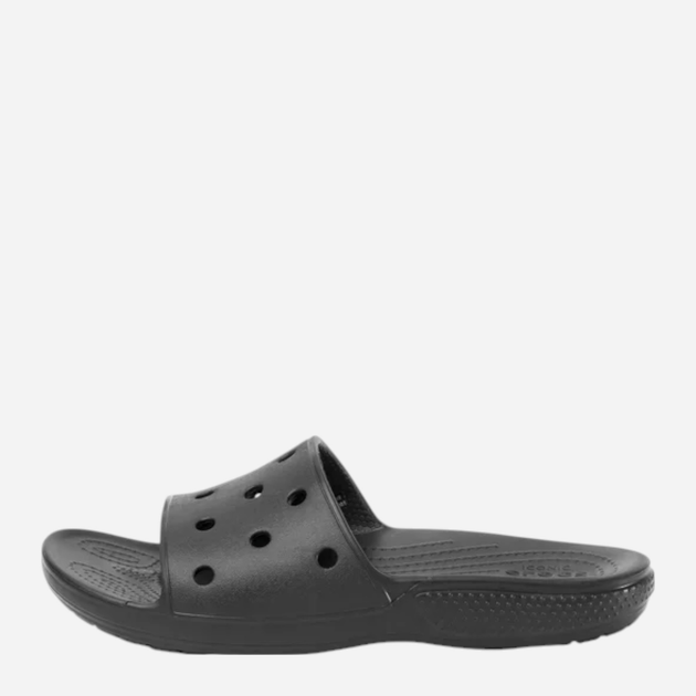 Жіночі шльопанці для пляжу Crocs Classic Slide 206121-BLK 39-40 (M7/W9) 25 см Чорні (191448438385) - зображення 3