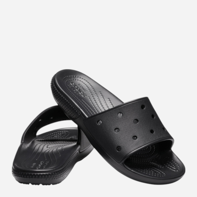 Чоловічі шльопанці для пляжу Crocs Jibbitz Classic 206121-BLK 45-46 (M11) 29 см Чорні (191448438323) - зображення 3