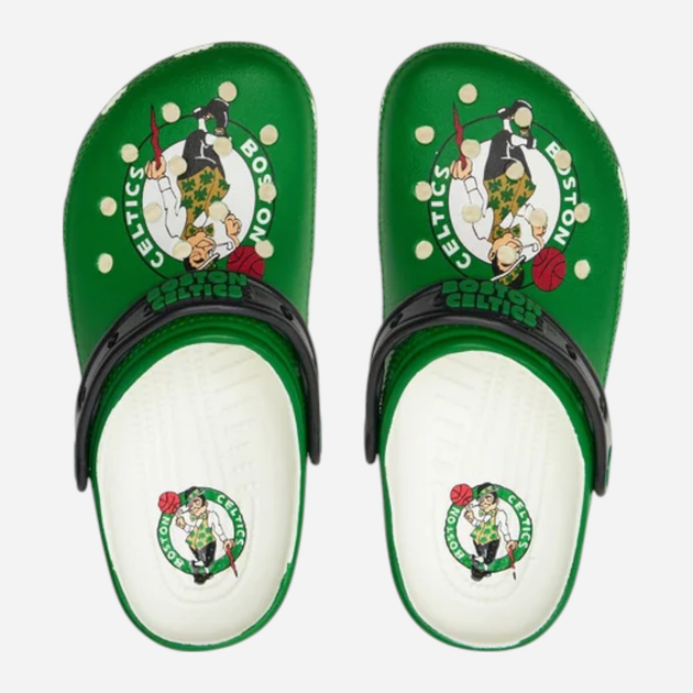 Chodaki damskie Crocs Nba Boston Celtics Classic 209442-100 36-37 (M4/W6) 22 cm Zielone - obraz 5