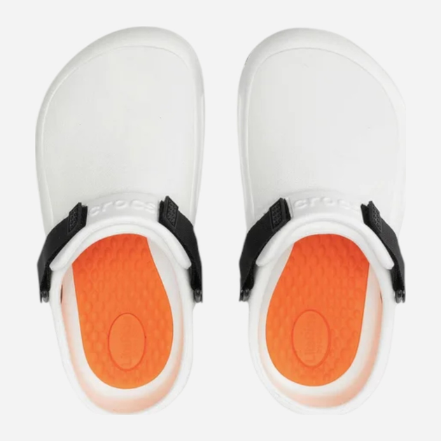 Chodaki damskie Crocs Bistro Pro Literide Clog 205669-100 41-42 (M8/W10) 26 cm Białe - obraz 5