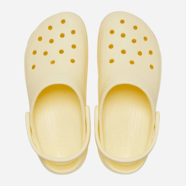 Chodaki damskie na platformie Crocs Classic Platform Clog W 206750-76O 37-38 (M5/W7) 23 cm Jasnobeżowe - obraz 3