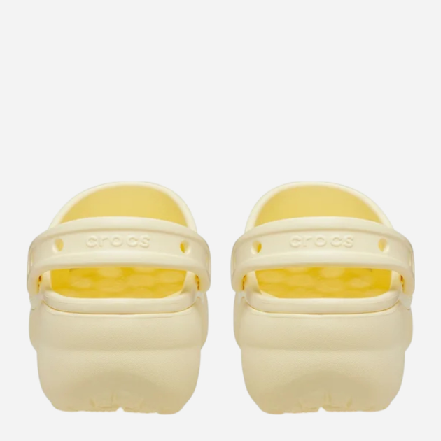 Chodaki damskie na platformie Crocs Classic Platform Clog W 206750-76O 41-42 (M8/W10) 26 cm Jasnobeżowe - obraz 4