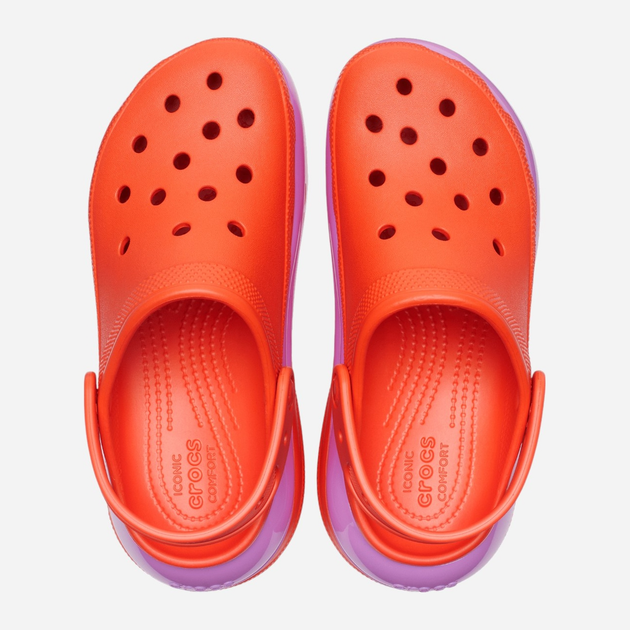 Жіночі крокси Crocs Mega Crush 207988-84J 37-38 (M5/W7) 23 см Червоні (196265652617) - зображення 3