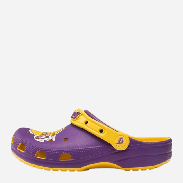Chodaki damskie Crocs NBA Los Angeles Lakers Cls Clg 208650-75Y 39-40 (M7/W9) 25 cm Fioletowe - obraz 4