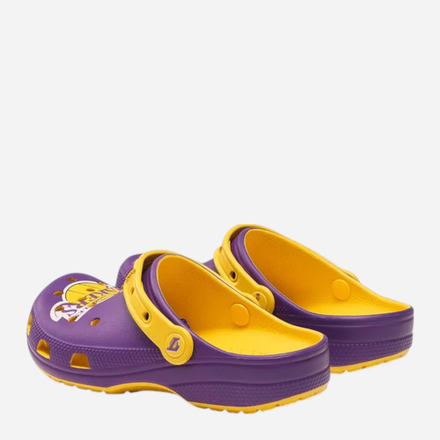 Chodaki damskie Crocs NBA Los Angeles Lakers Cls Clg 208650-75Y 39-40 (M7/W9) 25 cm Fioletowe - obraz 5