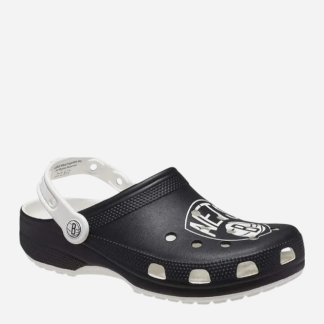 Chodaki damskie Crocs NBA Brooklyn Nets Cls Clog 208651-103 38-39 (M6/W8) 24 cm Czarne - obraz 3