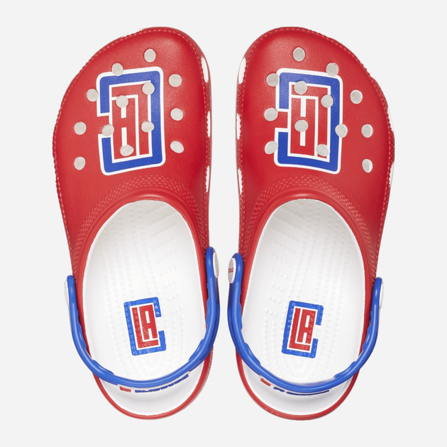 Chodaki damskie Crocs NBA LA Clippers Classic Clog 208863-425 37-38 (M5/W7) 23 cm Czerwone - obraz 3