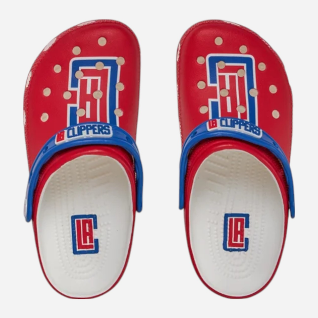 Chodaki męskie Crocs Classic Nba La Clippers Clog 208863-425 42-43 (M9/W11) 27 cm Czerwone - obraz 4