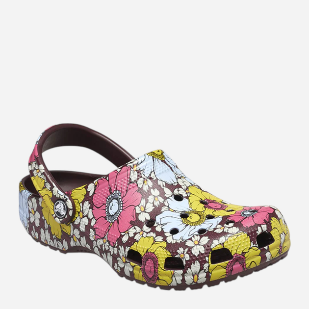 Chodaki damskie Crocs Classic Retro Floral Clog 208954-DCMT 38-39 (M6/W8) 24 cm Wielokolorowe - obraz 4