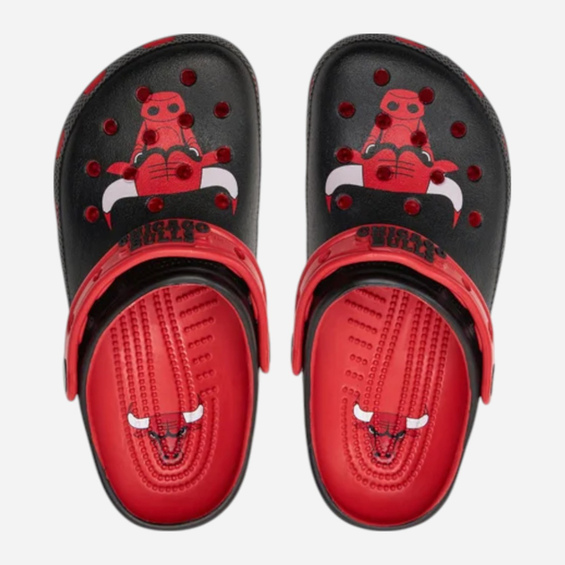 Чоловічі крокси Crocs Nba Chicago Bulls Classic Clog Varsity 209441-6WC 42-43 (M9/W11) 27 см Чорні (196265571895) - зображення 4