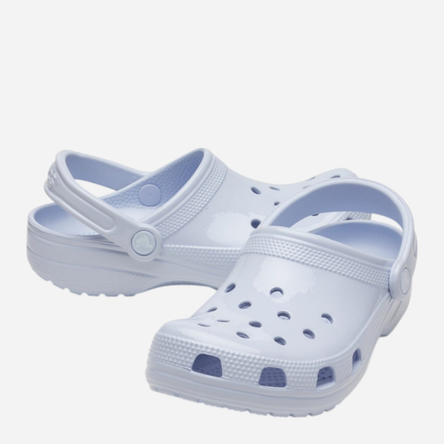 Chodaki damskie Crocs Classic High Shine Clog 209609-5AF 37-38 (M5/W7) 23 cm Jasnoniebieskie - obraz 3