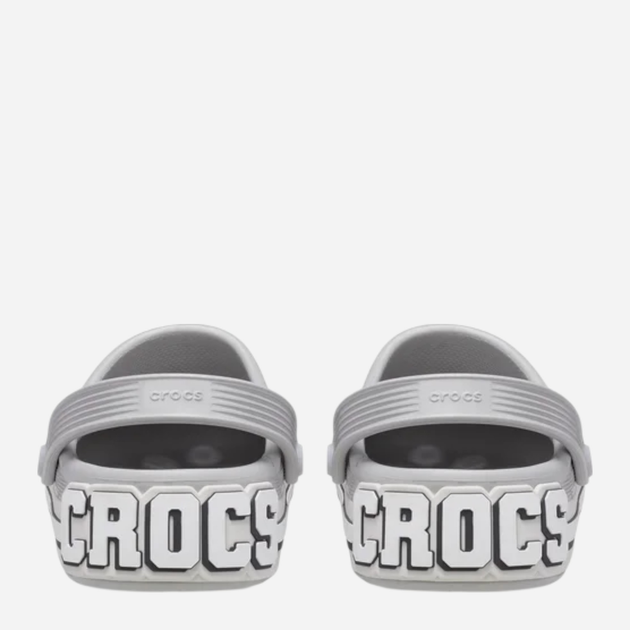 Жіночі крокси Crocs Off Court Logo Clog 209651-1FT 38-39 (M6/W8) 24 см Сірі (196265581993) - зображення 4