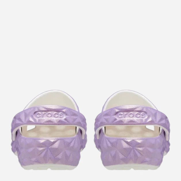 Chodaki damskie Crocs Classic Iridescent Geo Clog 209841-100 36-37 (M4/W6) 22 cm Fioletowe - obraz 5