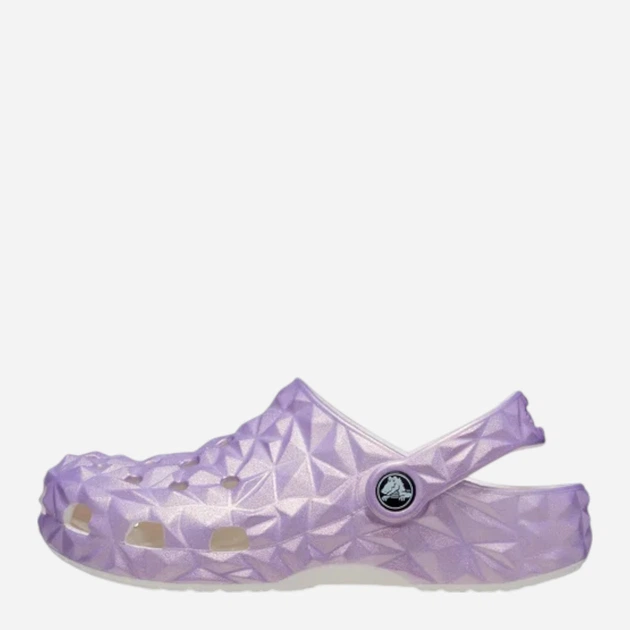 Chodaki damskie Crocs Classic Iridescent Geo Clog 209841-100 38-39 (M6/W8) 24 cm Fioletowe - obraz 3
