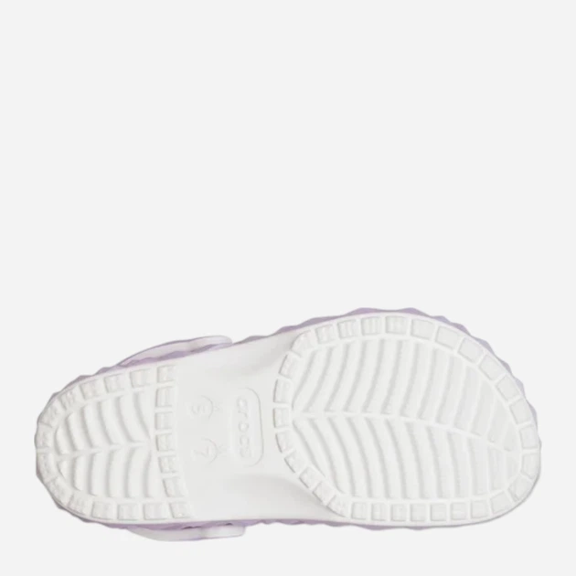 Chodaki damskie Crocs Classic Iridescent Geo Clog 209841-100 37-38 (M5/W7) 23 cm Fioletowe - obraz 6