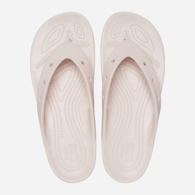 Klapki japonki damskie na platformie Crocs Classic Platform 207714-FLGO 42-43 (M9/W11) 27 cm Jasnoróżowe - obraz 5