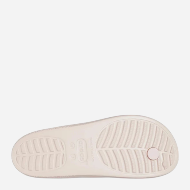 Klapki japonki damskie na platformie Crocs Classic Platform 207714-FLGO 41-42 (M8/W10) 26 cm Jasnoróżowe - obraz 6