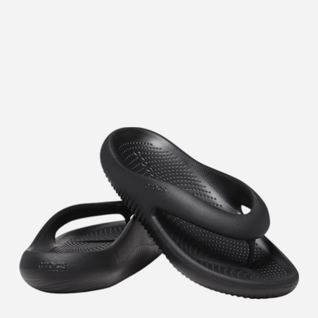 Klapki japonki damskie basenowe Crocs Mellow Recovery Flip 208437-001 36-37 (M4/W6) 22 cm Czarne - obraz 4