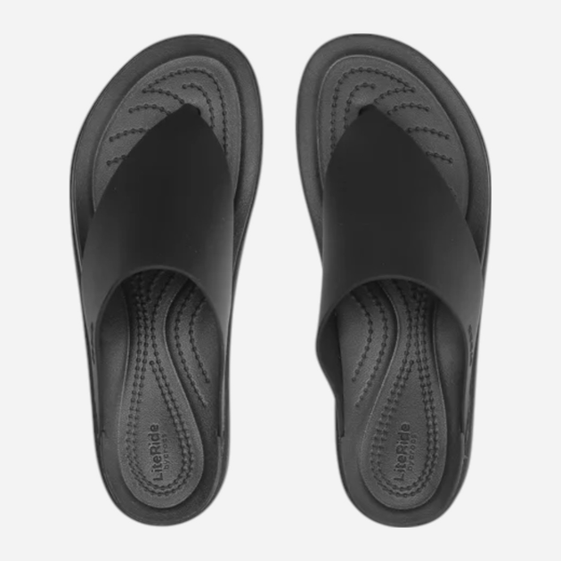 Жіночі в'єтнамки Crocs Brooklyn Flip 208727-001 36-37 (M4/W6) 22 см Чорні (196265368112) - зображення 6