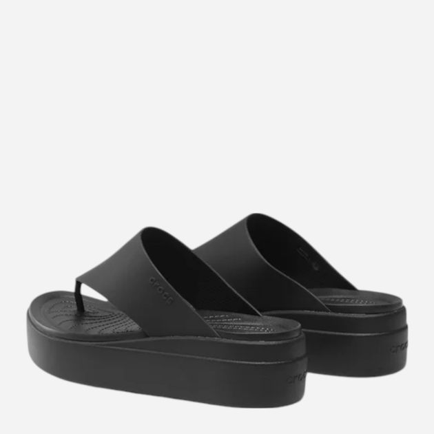 Жіночі в'єтнамки Crocs Brooklyn Flip 208727-001 39-40 (M7/W9) 25 см Чорні (196265368143) - зображення 5