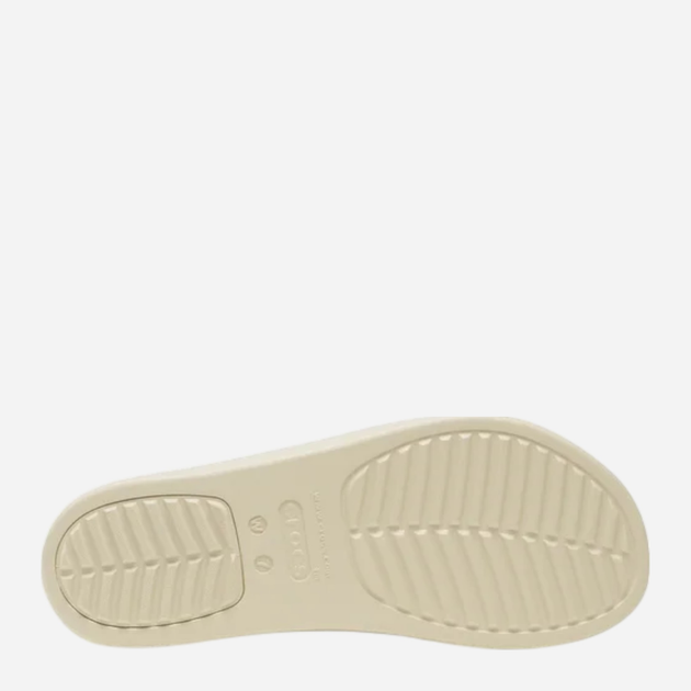 Klapki japonki damskie na platformie Crocs Brooklyn Flip 208727-2Y2 42-43 (M9/W11) 27 cm Beżowe - obraz 6