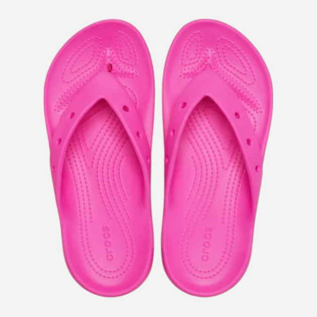 Жіночі в'єтнамки для пляжу Crocs Classic Flip V 209402-6UB 37-38 (M5/W7) 23 см Рожеві (196265530472) - зображення 5