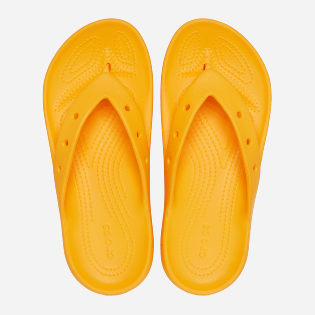 Жіночі в'єтнамки для пляжу Crocs Classic Flip V 209402-84B 39-40 (M7/W9) 25 см Жовті (196265531059) - зображення 3