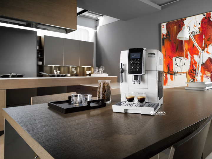 Кофемашина DELONGHI Dinamica ECAM350.35.W – фото, отзывы