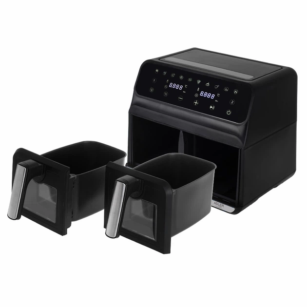 Аэрофритюрница Adler AD 6315 8L (4L+4L) 2500W - изображение 5