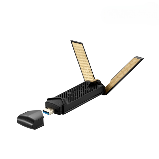 Wi-Fi адаптер ASUS USB-AX56, USB, WI-FI 6, 2.4/5GHz, 1800Mb/s, WPA3 (90IG06H0-MO0R10) - Фото 1 Wi-Fi адаптер ASUS USB-AX56, USB, WI-FI 6, 2.4/5GHz, 1800Mb/s, WPA3 (90IG06H0-MO0R10) - зображення 1