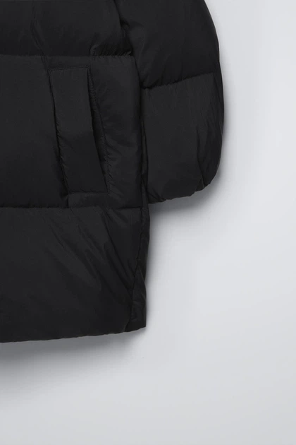 Зимняя куртка для девочки Zara 164 размер черная 0562773800 - изображение 4