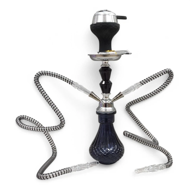 Кальян Hookah Amal 001-2 Plus Black висотою 41 см на 2 персони - зображення 2