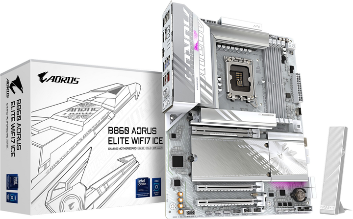 Płyta główna Gigabyte B860 AORUS ELITE WIFI7 ICE (LGA1851, Intel B860, PCI-Ex16) - obraz 6