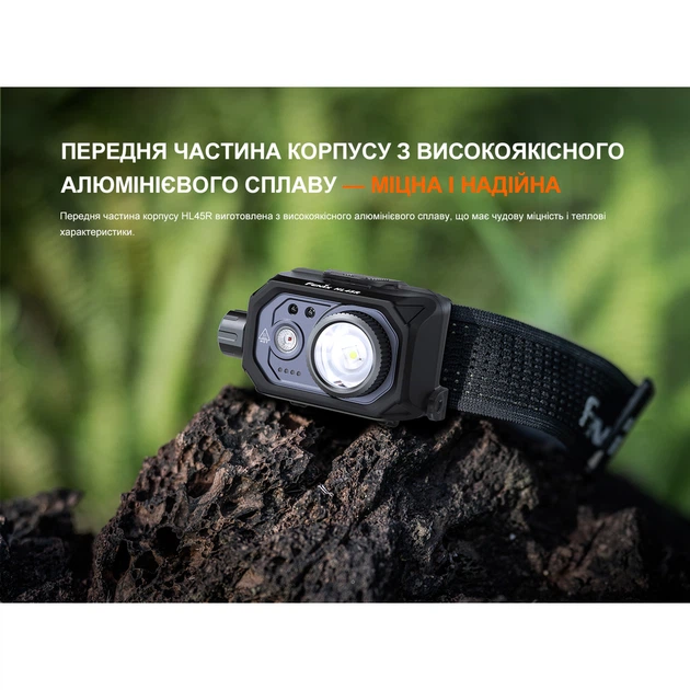 Ліхтар налобний Fenix HL45R LED з безконтактним датчиком - изображение 15