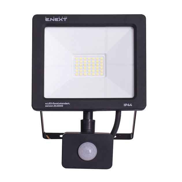Прожектор светодиодный с датчиком движения e.LED.flood.stand.sensor.30.6000, 30Вт, 6000К - изображение 2