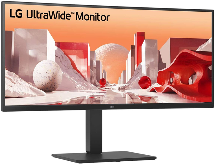 Монітор 34" IPS Curved LG UltraWide 60Hz Black (34BA75QE-B.AEU) - зображення 2