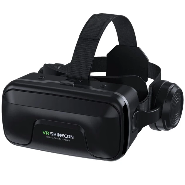 Очки виртуальной реальности VR Shinecon 10.0 c пультом Черные (12125) - изображение 2