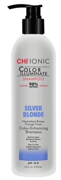 Шампунь для волосся Chi Ionic Color Illuminate Silver Blonde тонуючий 739 мл (633911818992) - зображення 1