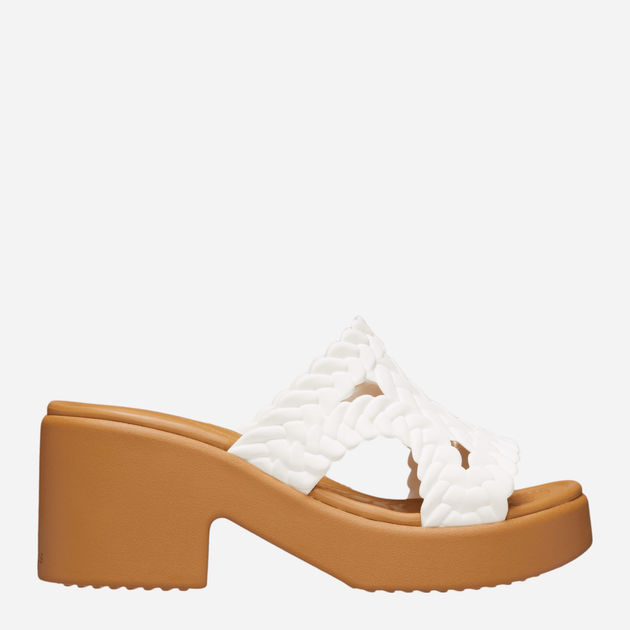 Жіночі мюлі Crocs Brooklyn Woven Heel 209979-0WV 41-42 (M8/W10) 26 см Молочні від Rozetka на платформі USKIDKA Акція на Жіночі мюлі Crocs Brooklyn Woven Heel 209979-0WV 41-42 (M8/W10) 26 см Молочні від Rozetka
